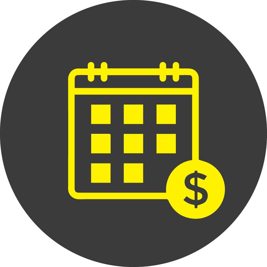 Paid time off icon